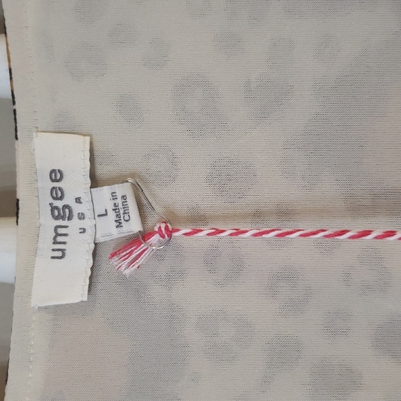 NWT-Umgee Leopard Dress/Top - Picture 3 of 7